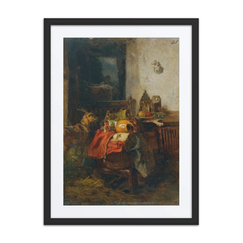 Bauernzimmer Mit Einem Stillleben