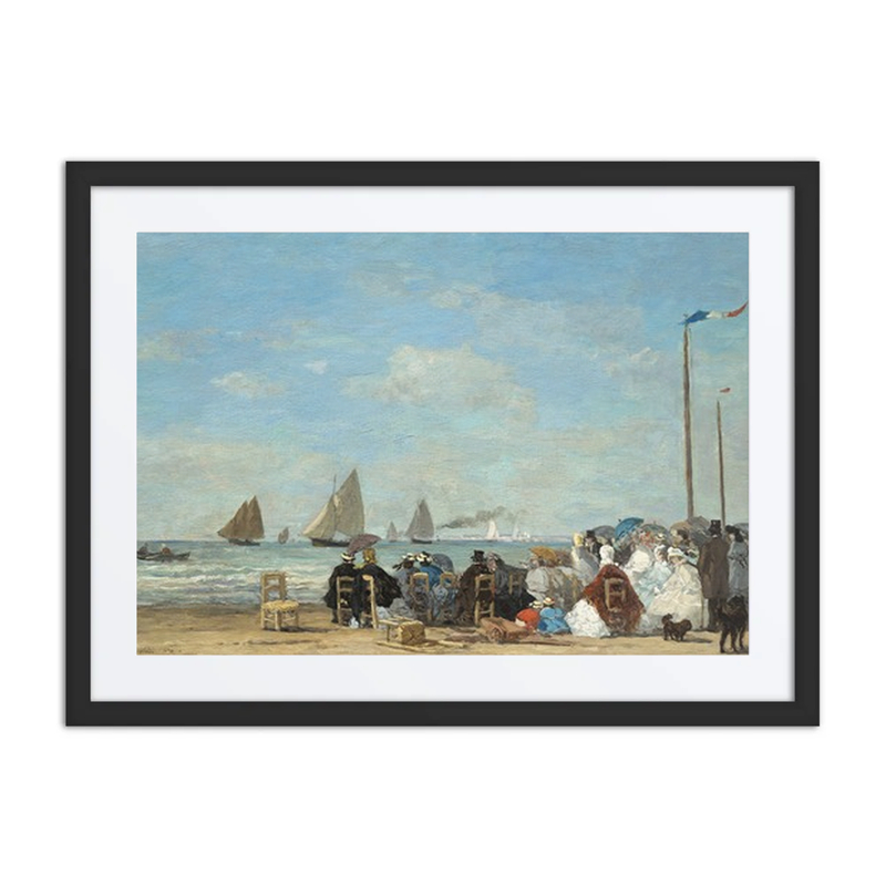 Beach Scene at Trouville