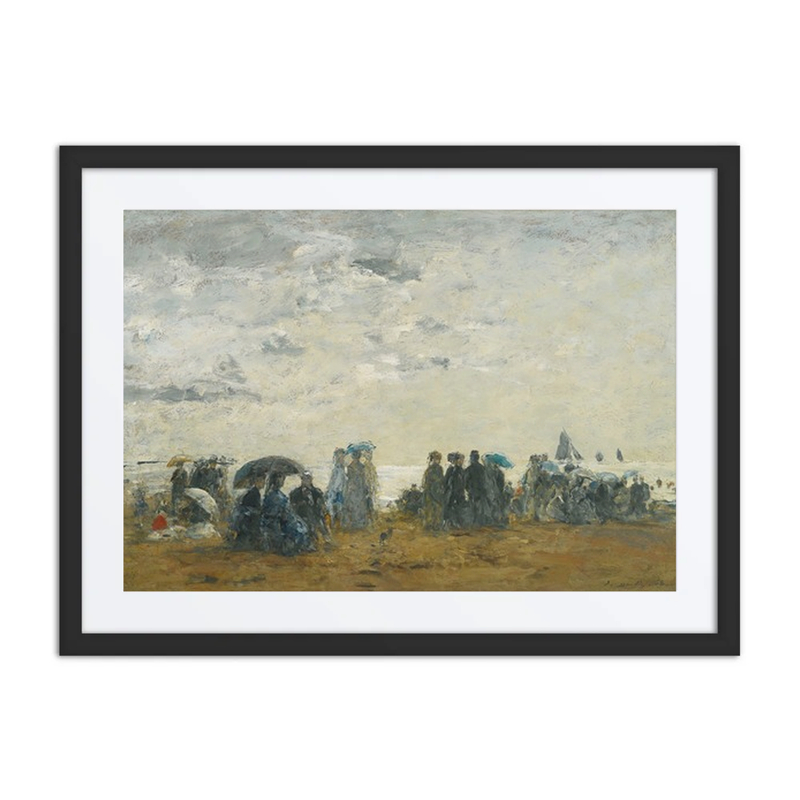 Beach Scene in Trouville