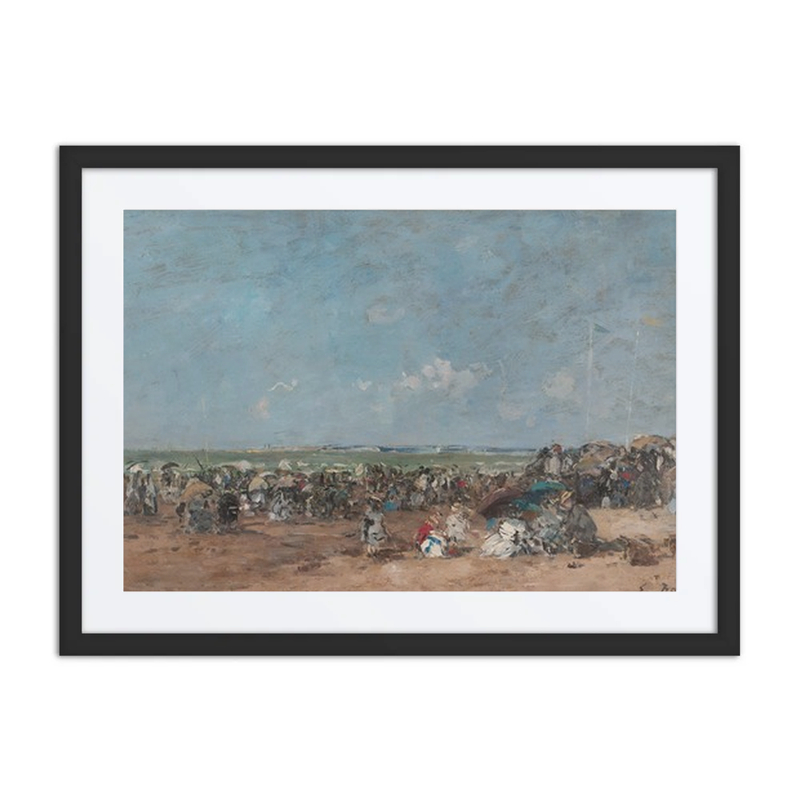 Beach Scene in Trouville