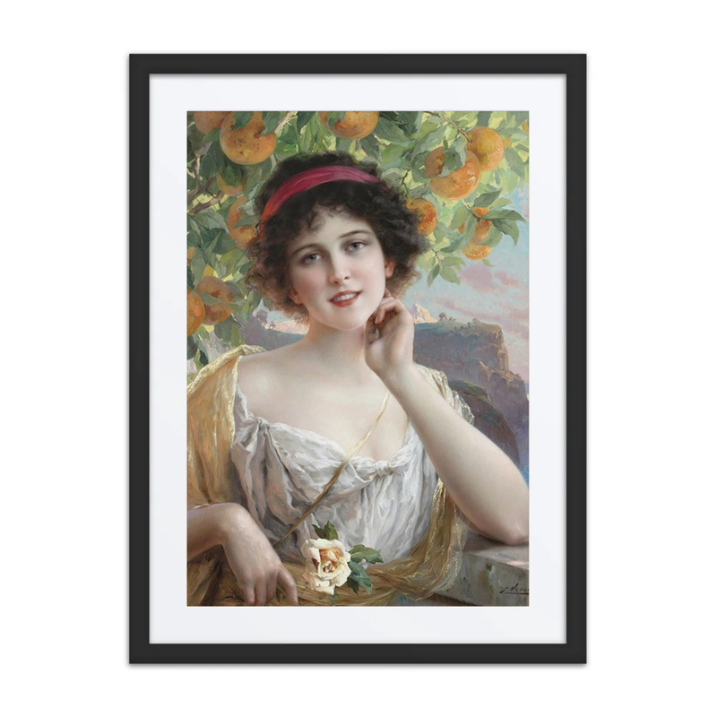 Beauty Under the Orange Tree