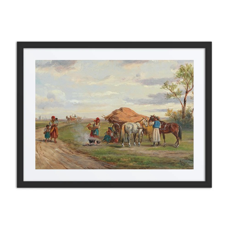 Begegnung Auf Der Landstrasse