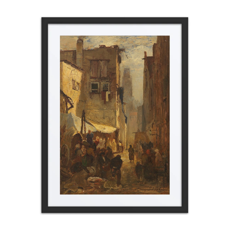 Belebter Stadtwinkel