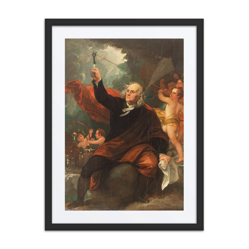 Benjamin Franklin Drawing Electricity from the Sky