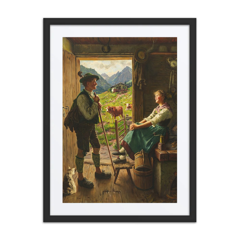 Besuch Auf Der Alm