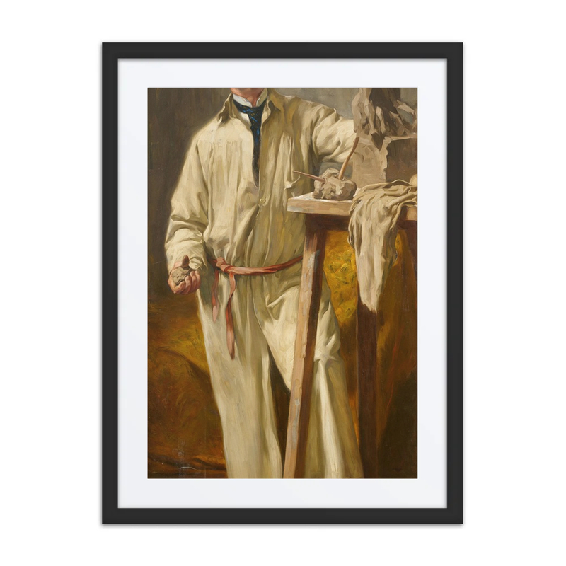 Bildhauer Mit Tonbozzetto