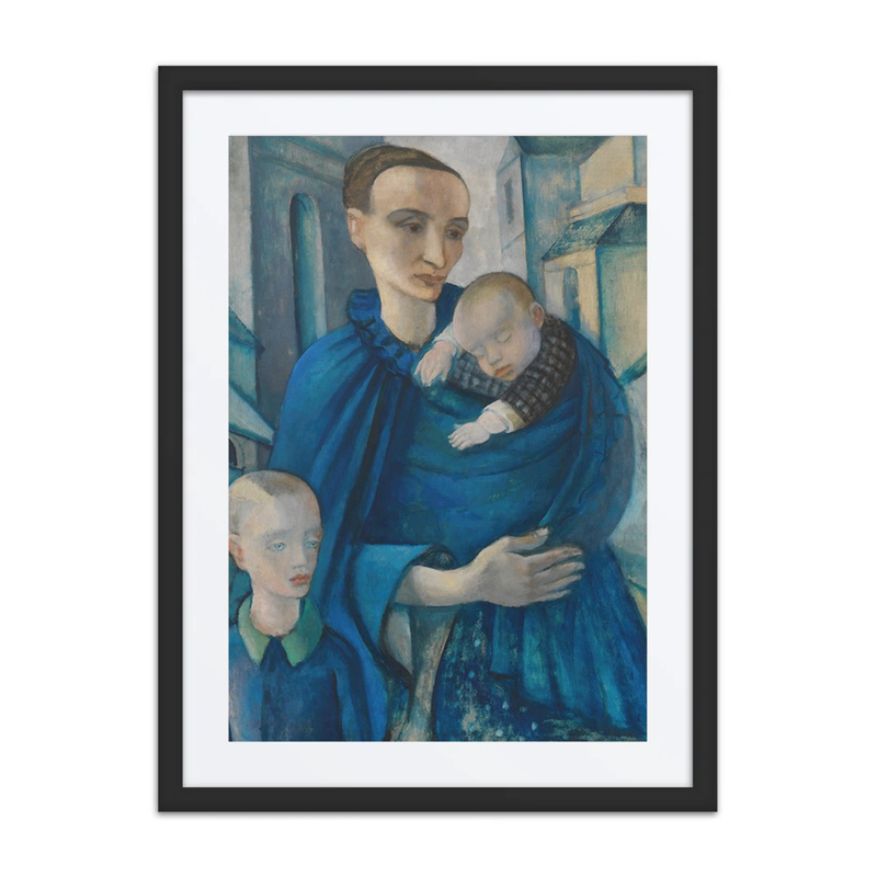 Blaue Frau