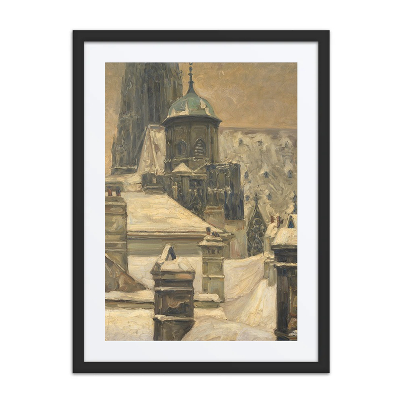 Blick Auf Den Adlerturm Der Stephanskirche Von Den Dächern Der Häusergruppe Stephansplatz