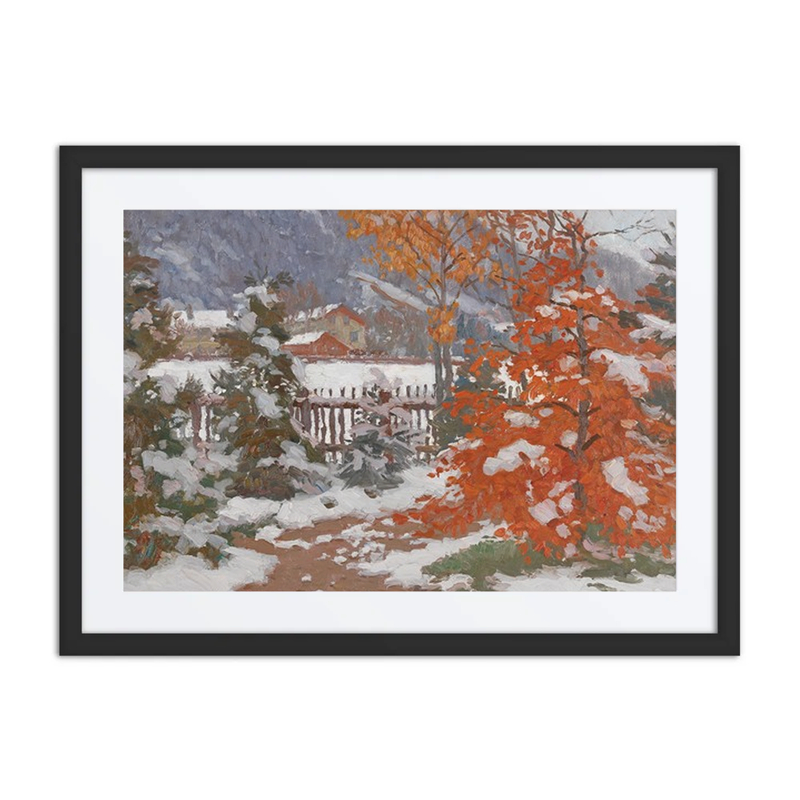 Blick Vom Atelier (Frühwinter)
