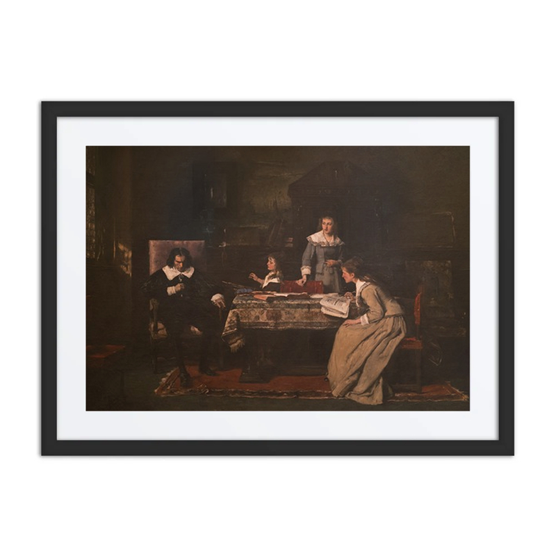 Blind Milton Dictating Paradise Lost to His Daughters