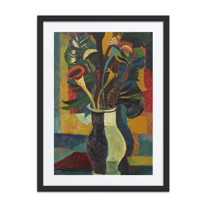 Blumen in Einer Bauchigen Vase