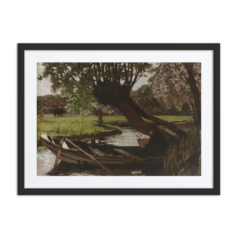 Boat with a Pollard Willow