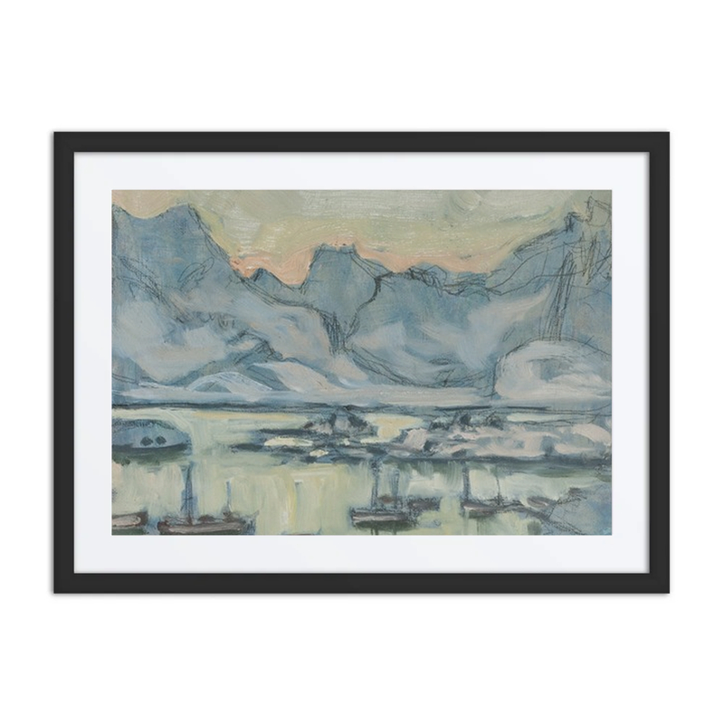 Boat with Net. Study from Lofoten