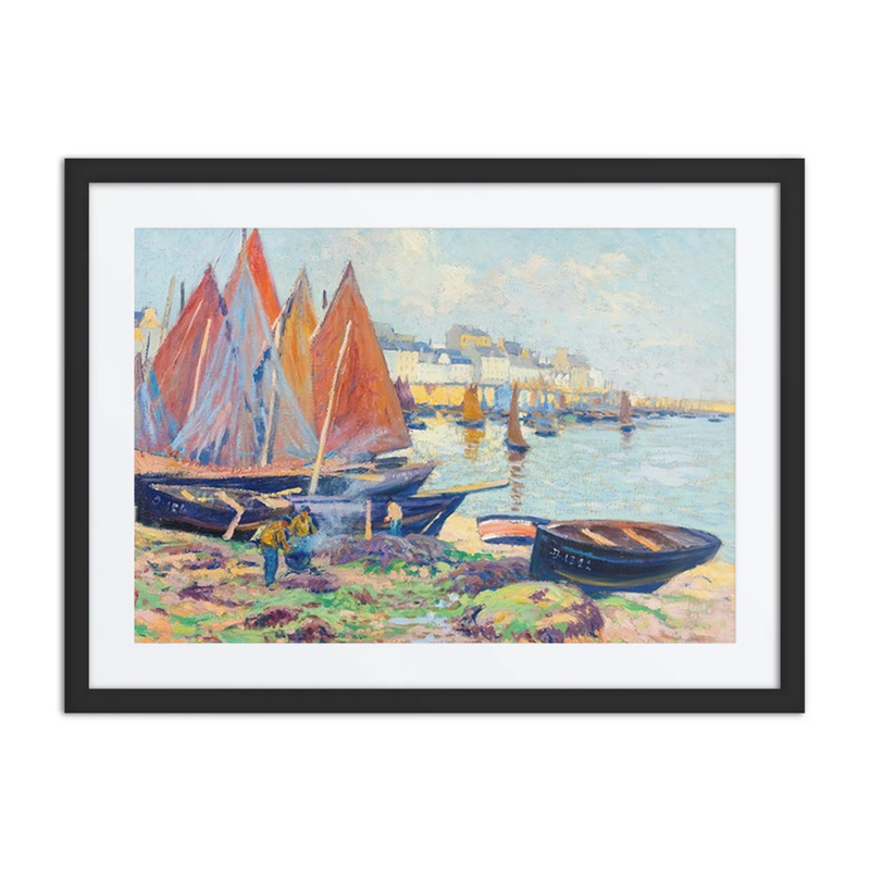 Boats and Dockworkers