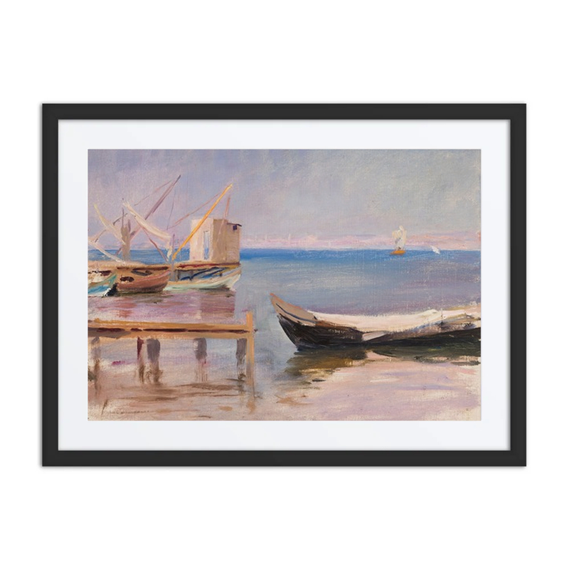 Boats at the Coast. from the Journey to Constantinople