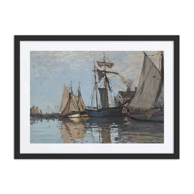 Boats in Honfleur Harbor