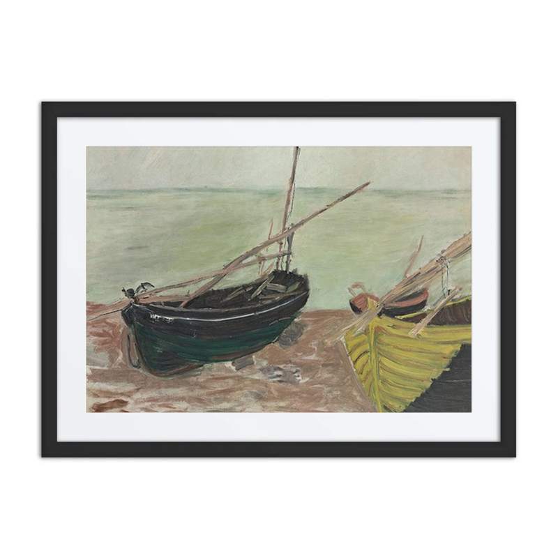 Boats on the Beach at Étretat