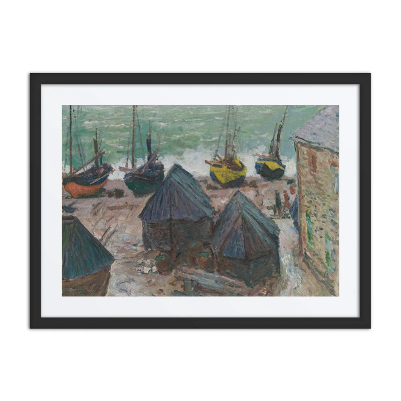 Boats on the Beach at Étretat