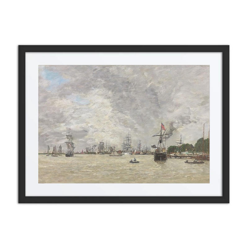 Boats on the Scheldt, Antwerp