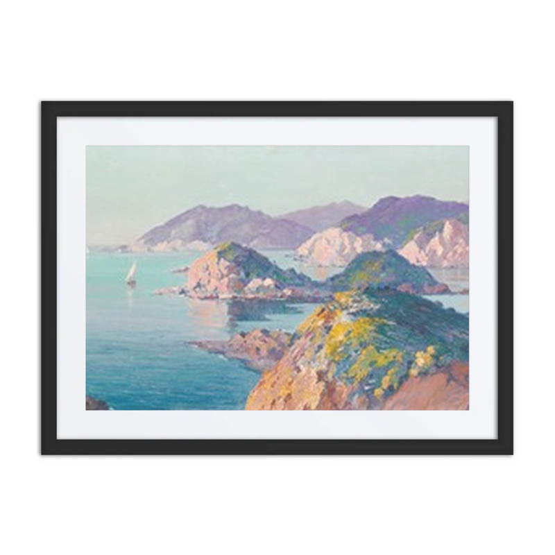 Boats Sailing Near a Rocky Coast