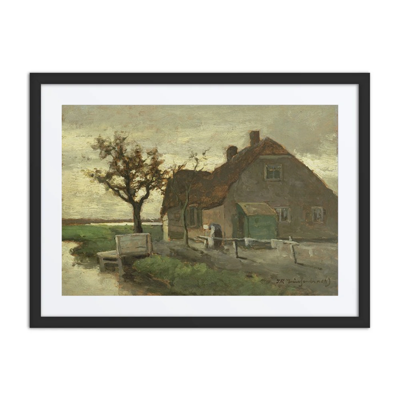 Boerenhuis Aan Een Vaart