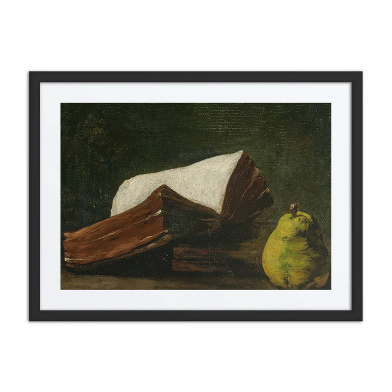 Book and Pear