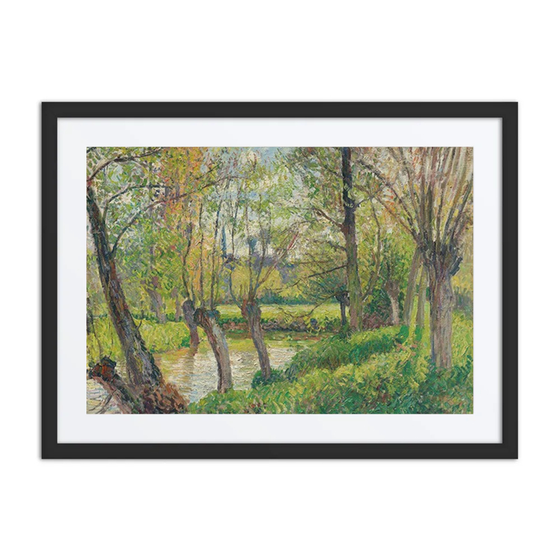 Bords de l’Epte à Éragny, Soleil Couchant