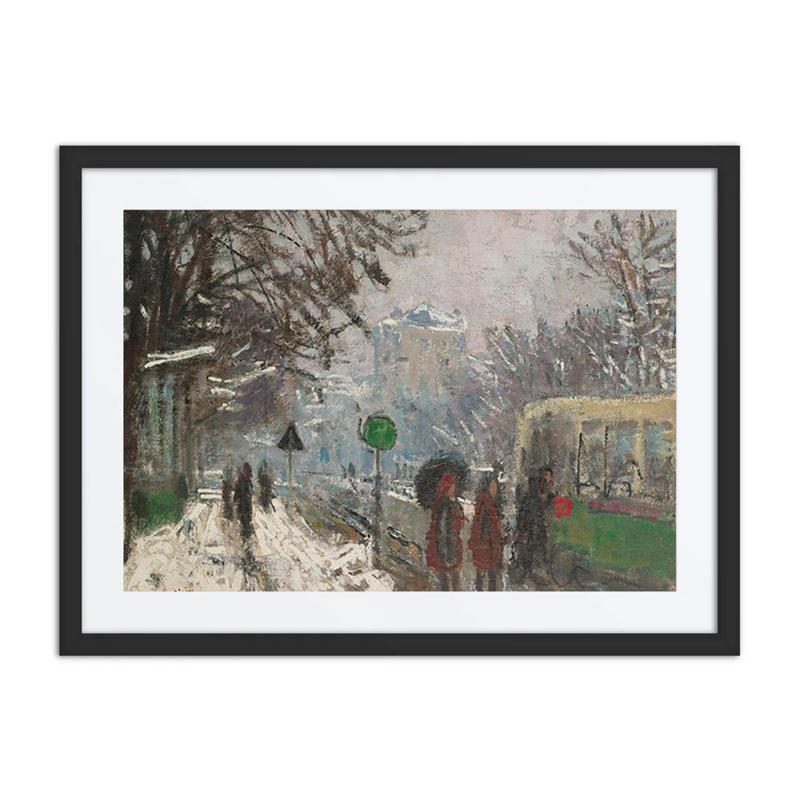 Boulevard Bineau in Snow