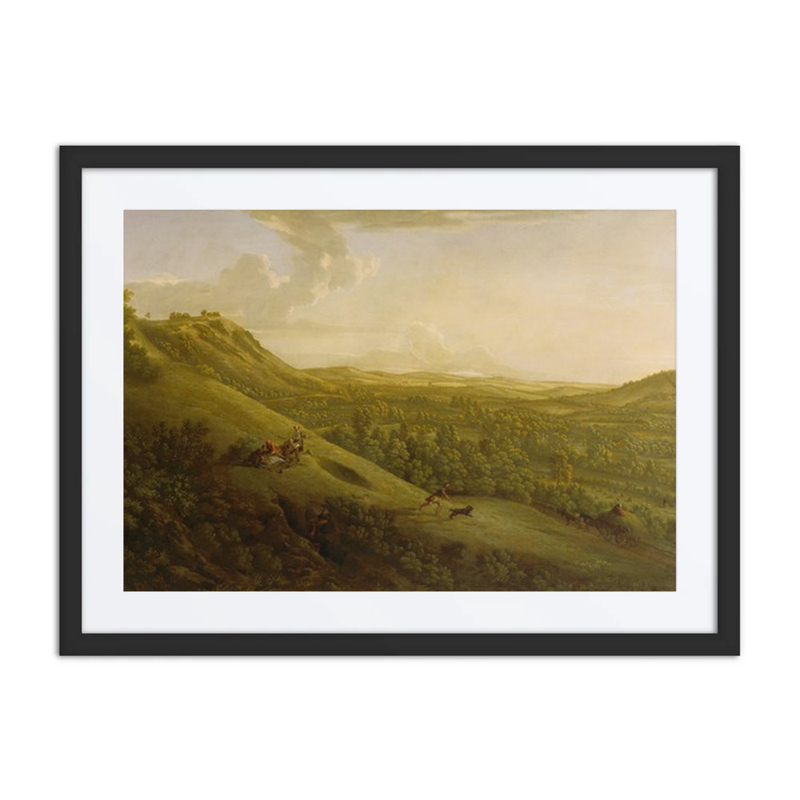 Box Hill, Surrey, with Dorking in the Distance