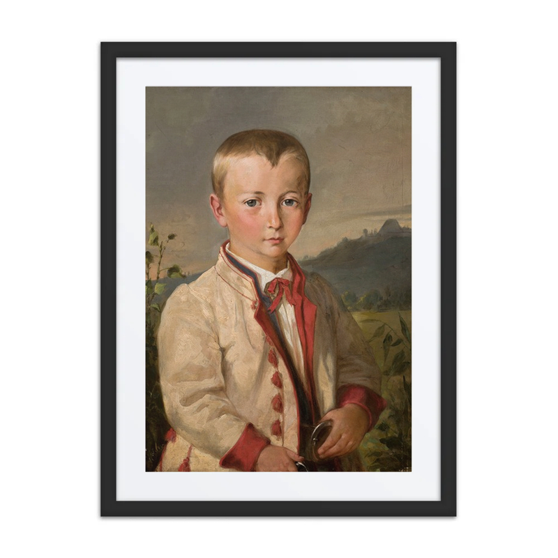 Boy Against Landscape