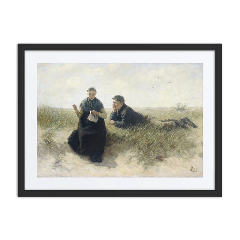 Boy and Girl in the Dunes