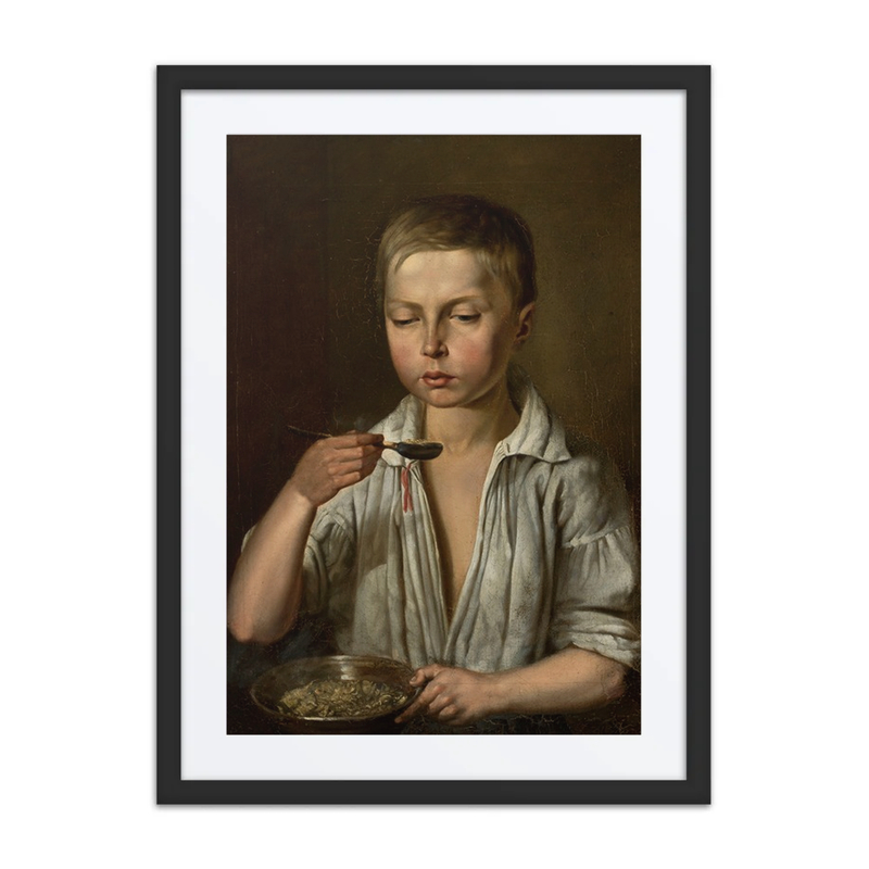 Boy at Breakfast