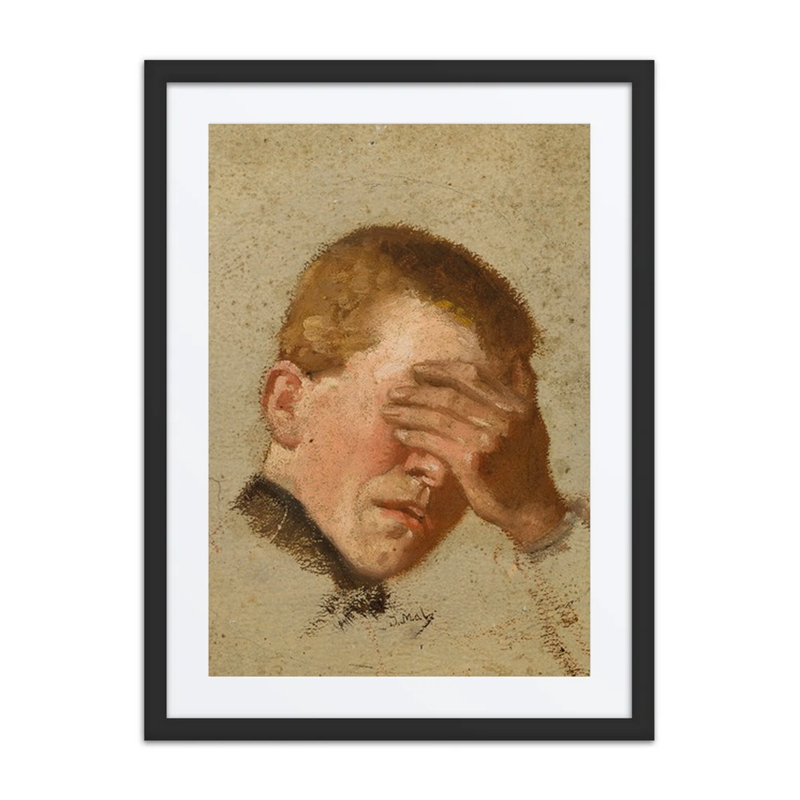 Boy Covering His Eyes