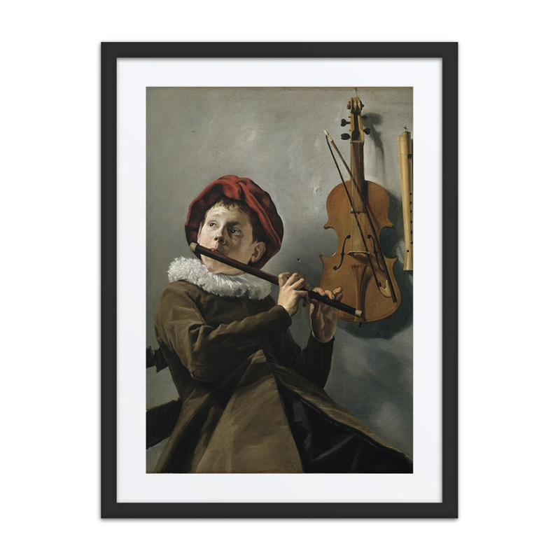 Boy Playing the Flute