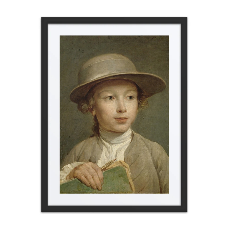 Boy with a Drawing Book