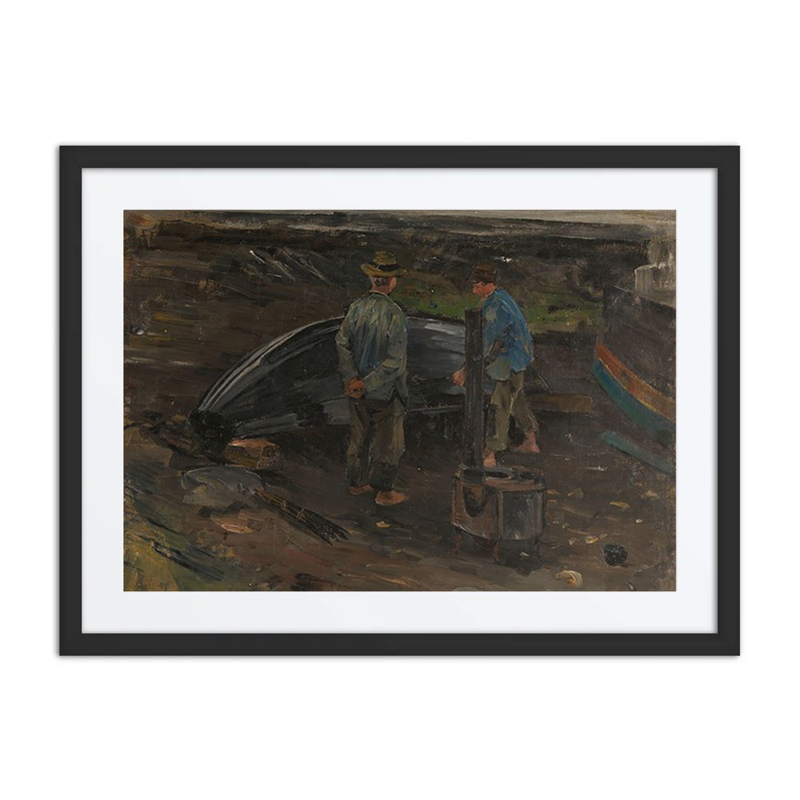 Boys Taring a Boat, Nevlunghavn