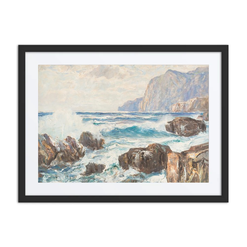 Breakers on a Rocky Coast