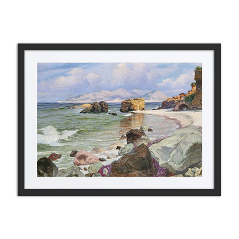 Breaking Waves Near the Amalfi Coast