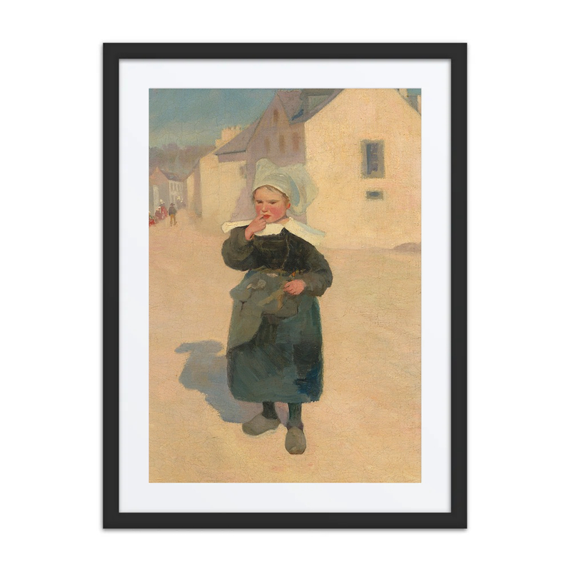 Breton Girl, Late from School