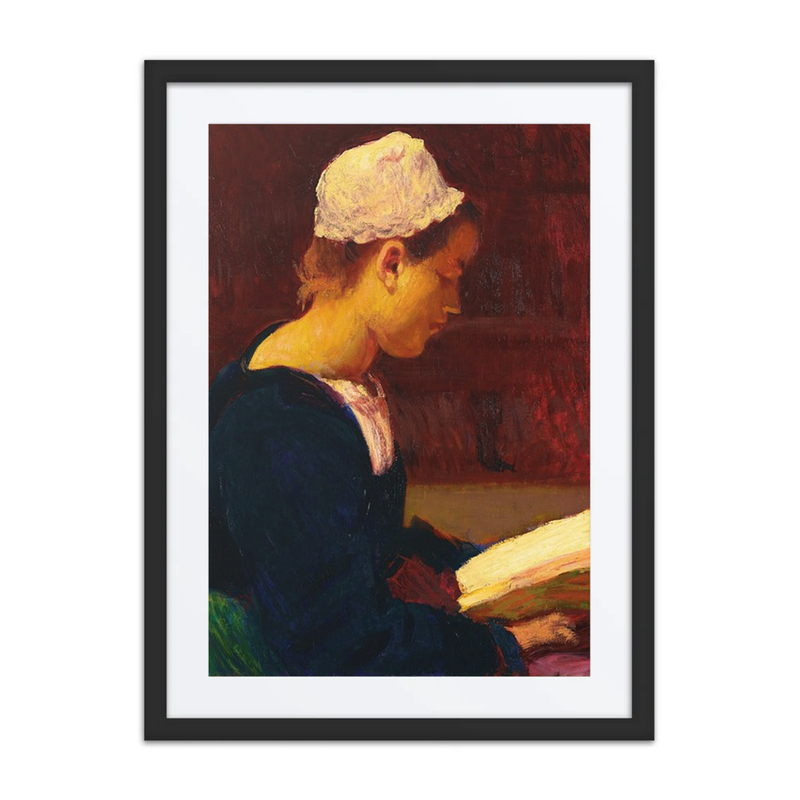 Breton Girl Reading