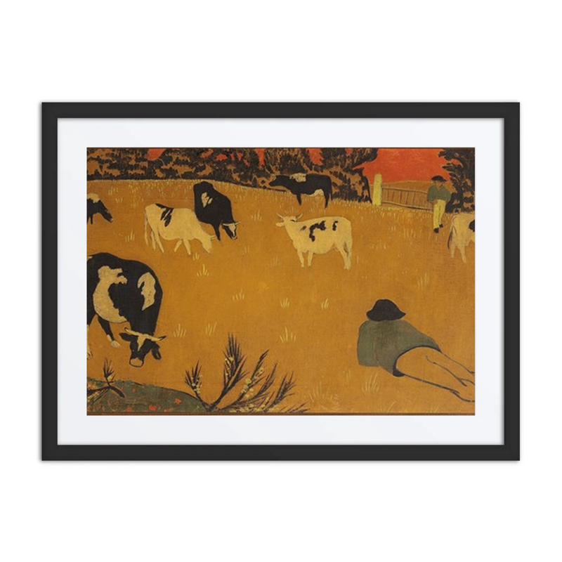 Breton Landscape with Cows