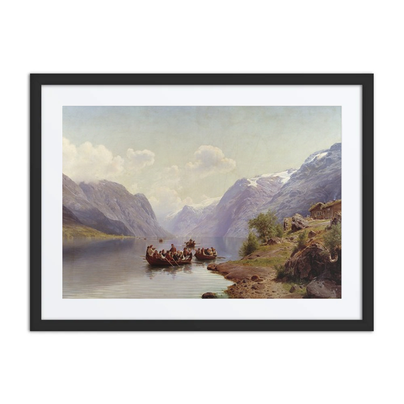 Bridal Escort on the Hardanger Fiord