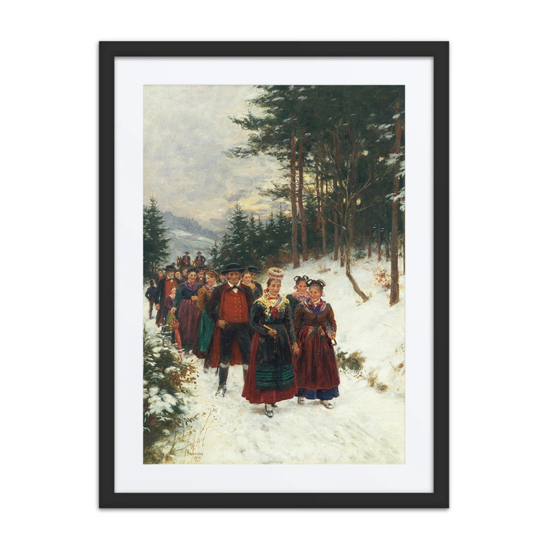 Bridal Procession in Winter