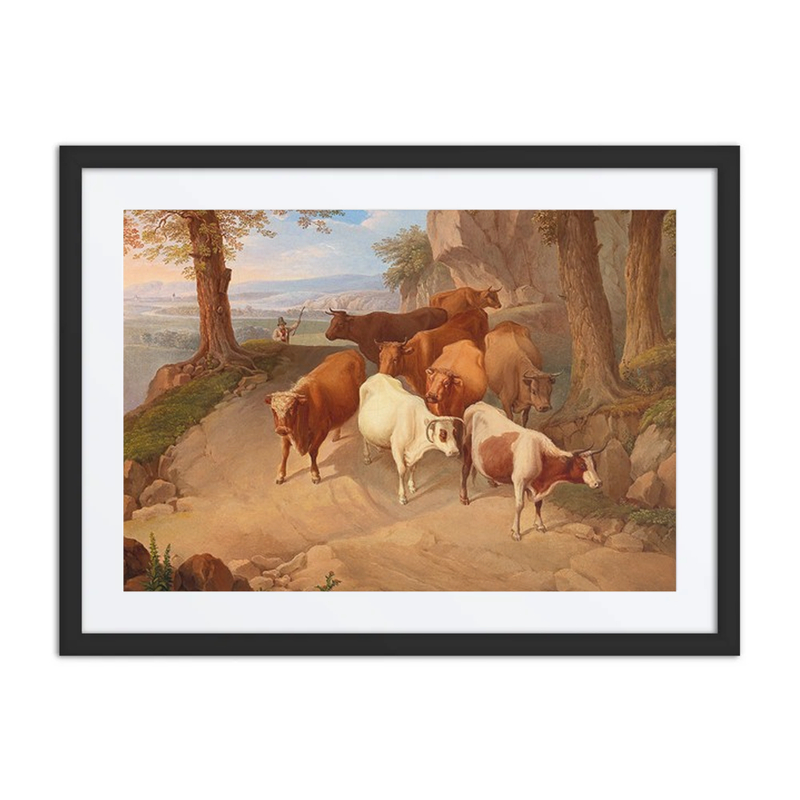 Bringing the Herd Down from the Alpine Pastures