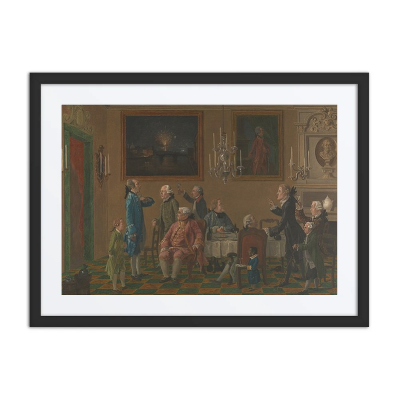 British Gentlemen at Sir Horace Mann’s Home in Florence