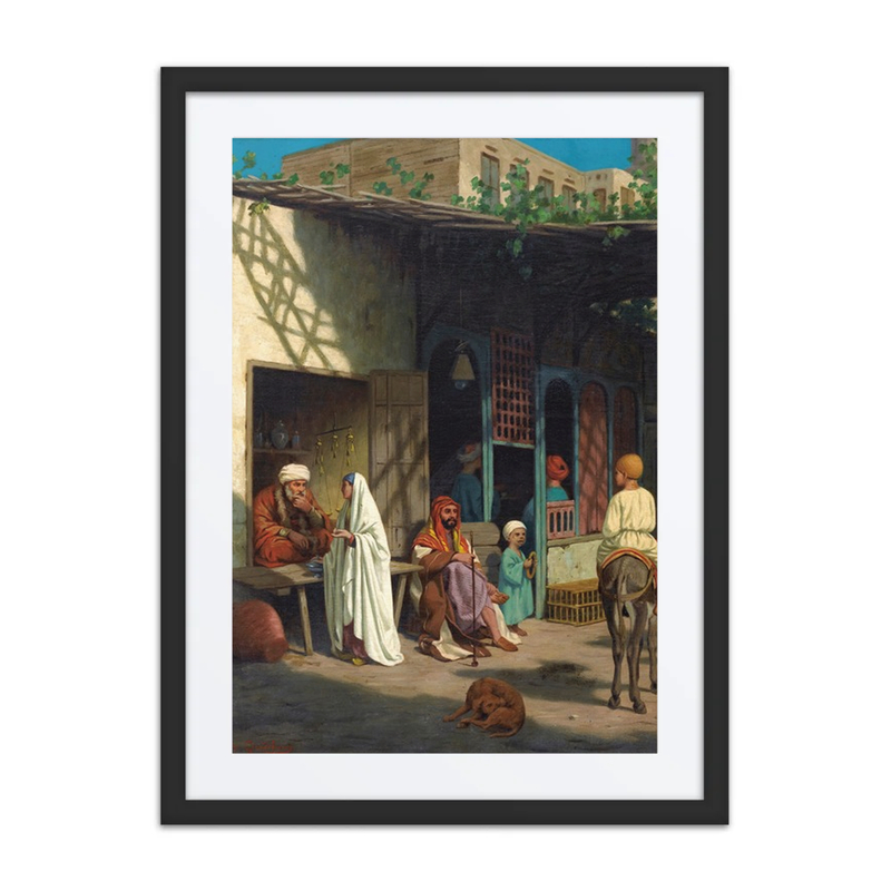 Bustling Street in a Souk