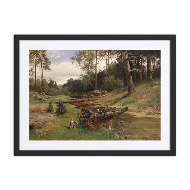 By the Brook in the Forest