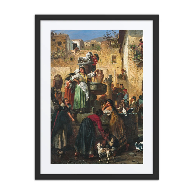 By the Fountain in Taormina