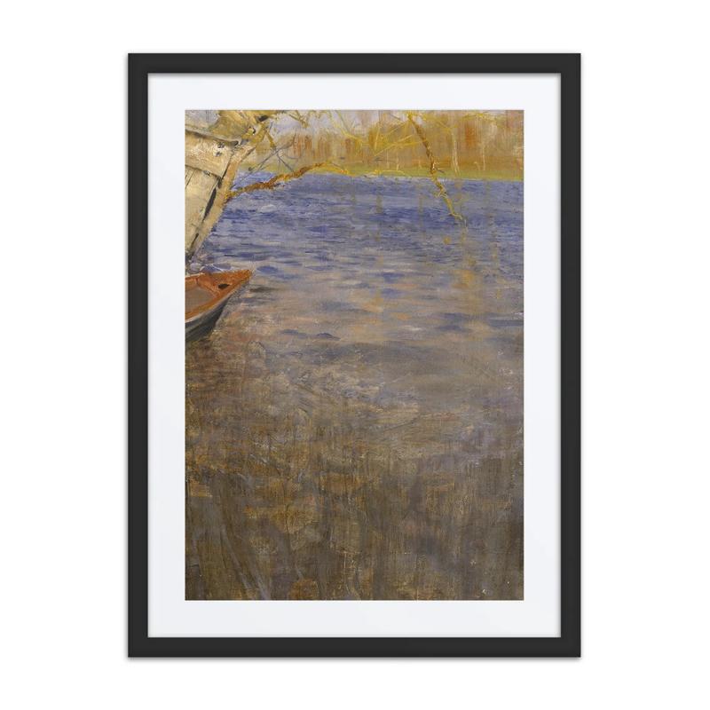 By the Sea. a Spring Day