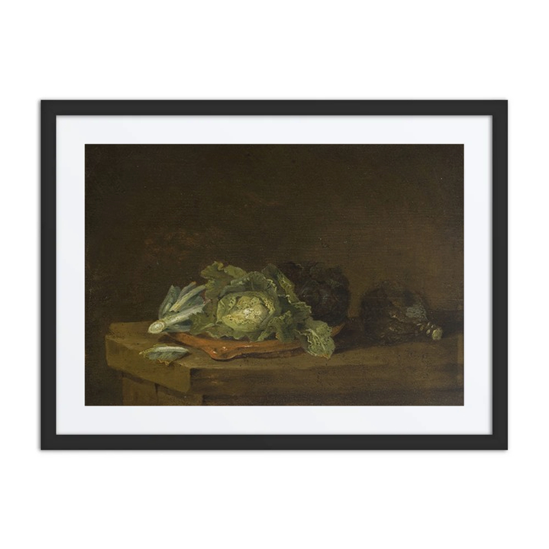 Cabbages on a Table